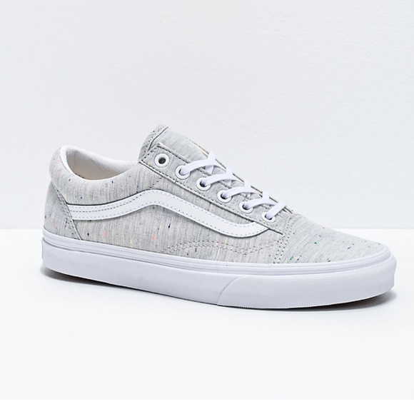 grey speckled vans